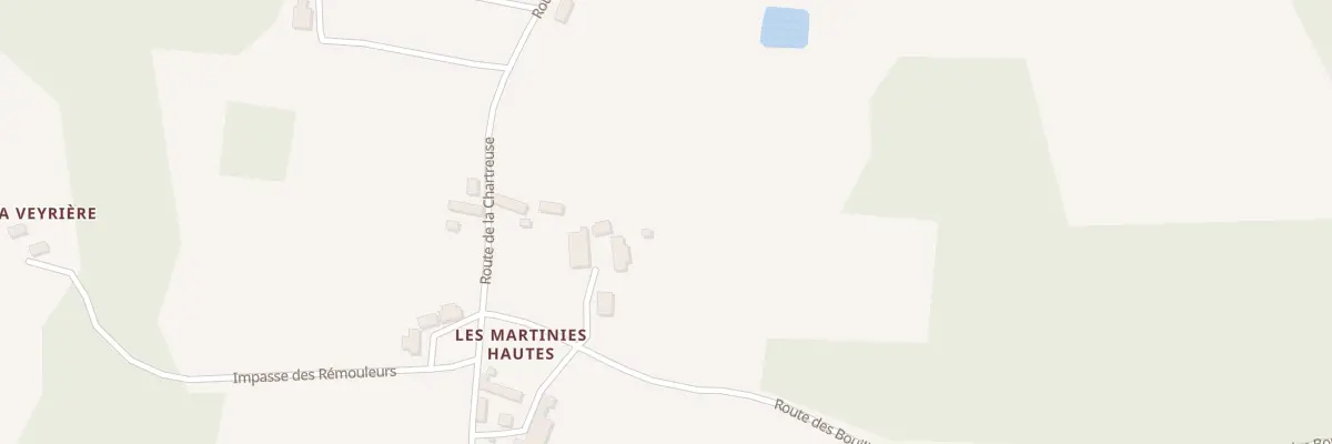 Plan du 1370 Rte des Bouilleurs de Cru à La Douze