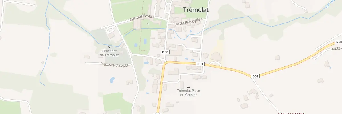 Plan du 185 Rue Aubé de Bracquemont à Trémolat