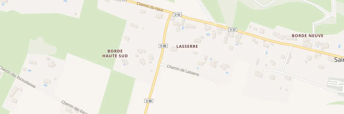 Plan du 3 Rte de Labarthe Inard à Saint-Médard