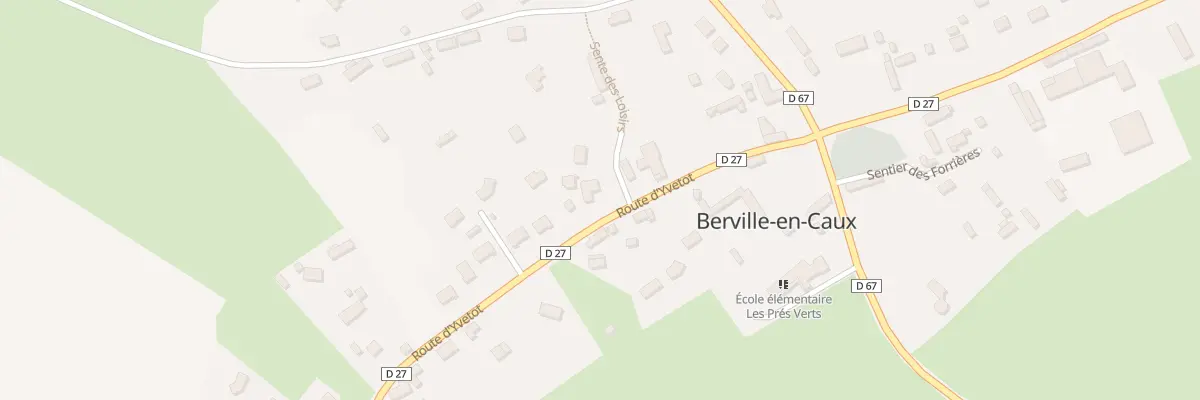 Plan du 17 Sen des Loisirs à Berville-en-Caux