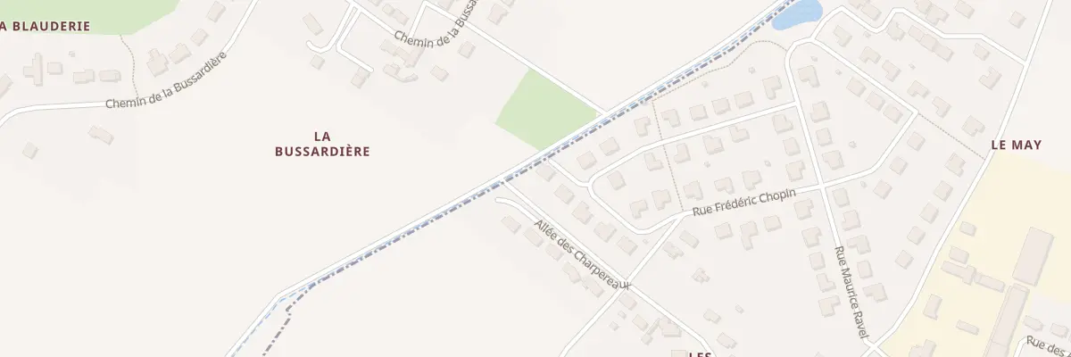 Plan du 16 Rue Frederic Chopin à Azay-sur-Cher