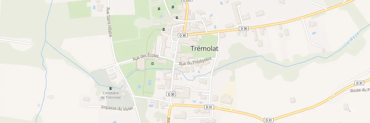 Plan du 29 Rue du Presbytère à Trémolat