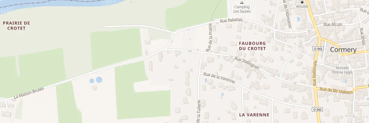 Plan du 5131 Rue de Stalingrad à Cormery