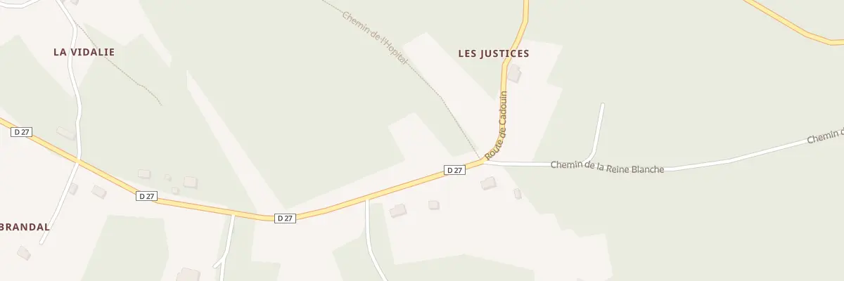 Plan de La Vidalie à Molières