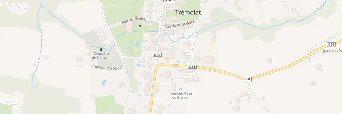 Plan du 45 Rue Guillaume d’Alesmes à Trémolat