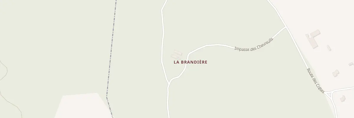 Plan du 83 La Brandiere à Paunat