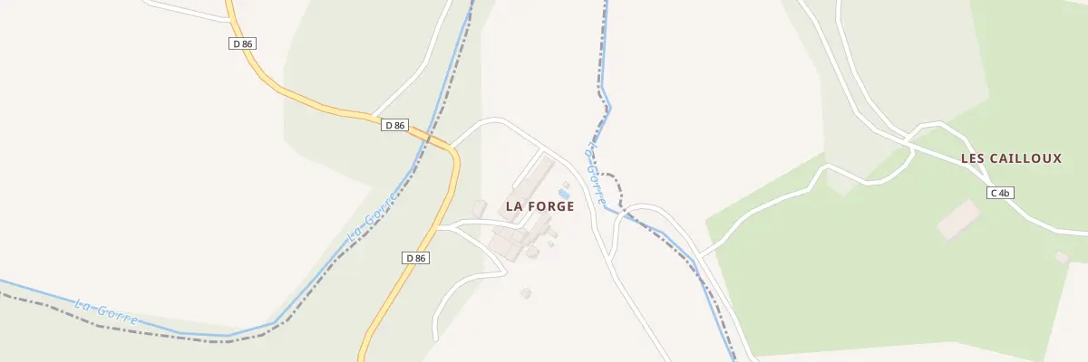 Plan du 6421 La Forge à Saillat-sur-Vienne