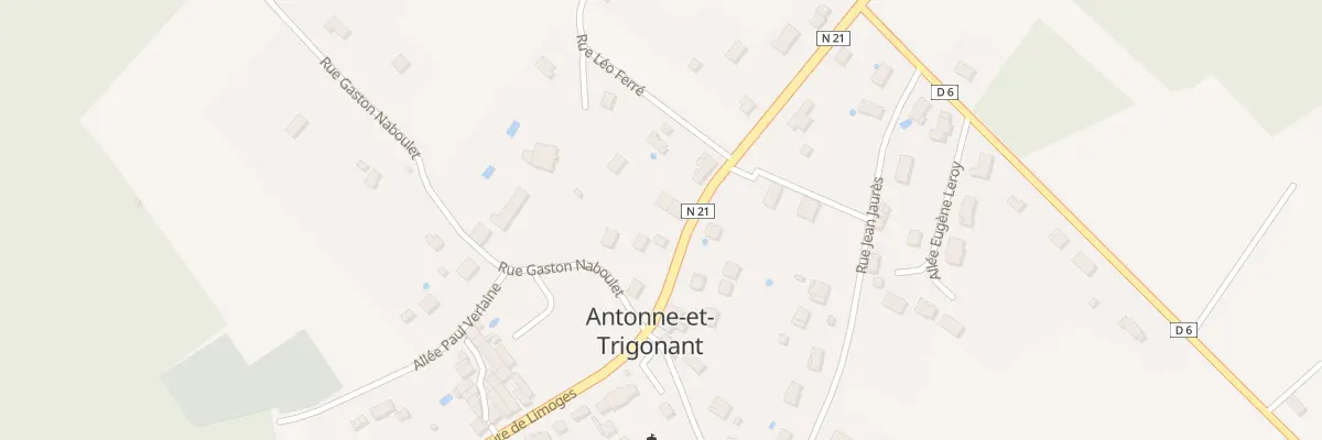 Plan du 46 Rte de Limoges à Antonne-et-Trigonant