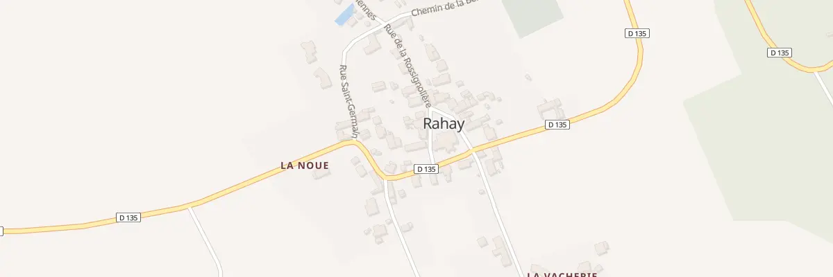 Plan du 3 Pl de l’Église à Rahay