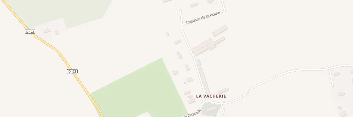 Plan du 3 Che du Chateau à Barquet