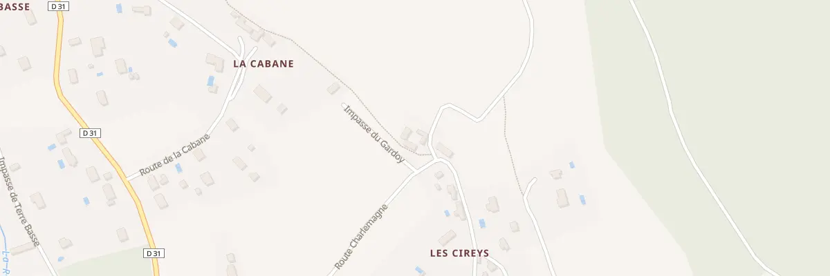 Plan du 405 Rte Charlemagne à Trémolat
