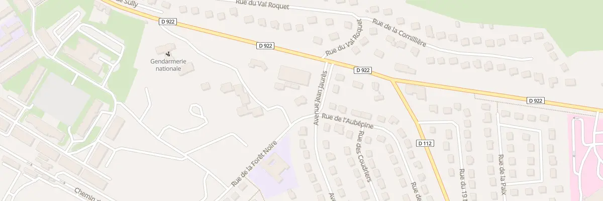 Plan du 3 Rue de la Forêt Noire à Nogent-le-Rotrou