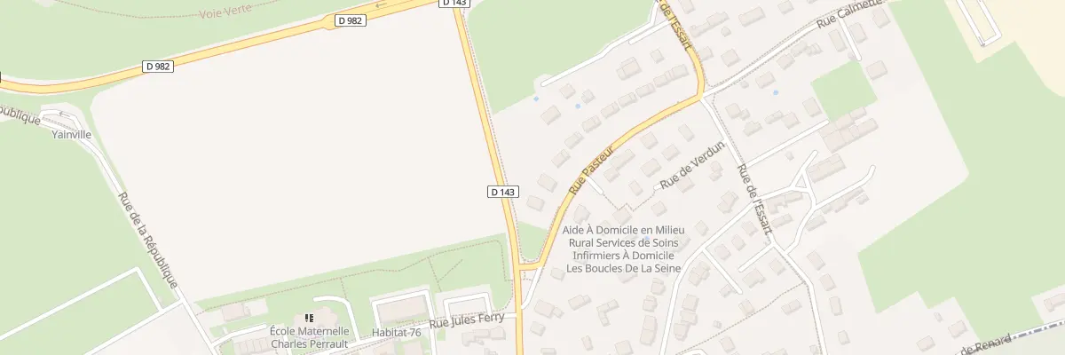 Plan du 451 Rue Pasteur à Yainville