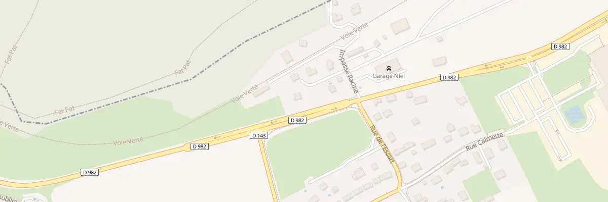 Plan du 361 Rte Departementale 982 à Yainville