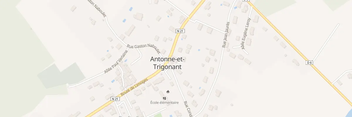 Plan du 29 Rte de Limoges à Antonne-et-Trigonant