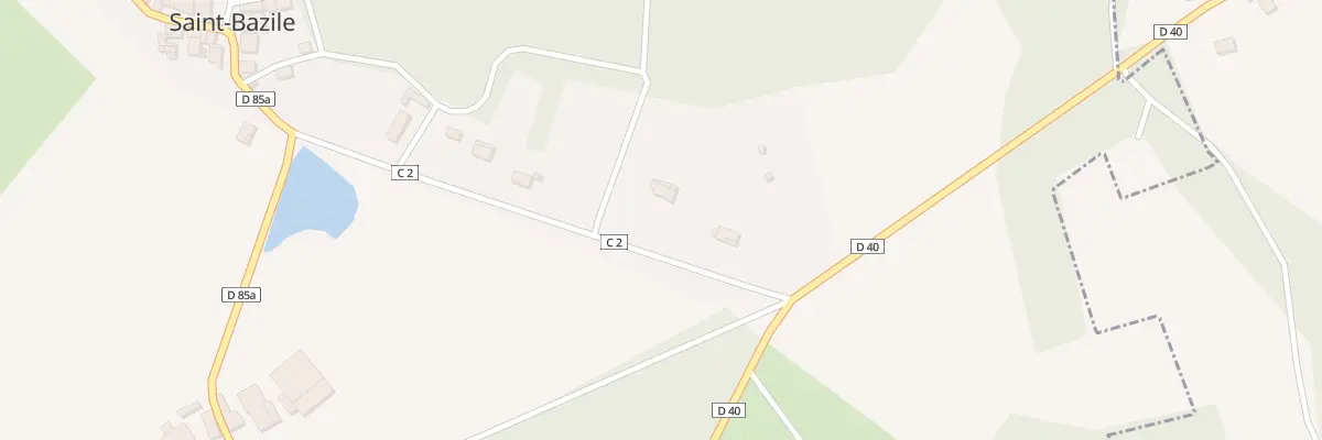 Plan du 5026A Le Bourg à Saint-Bazile