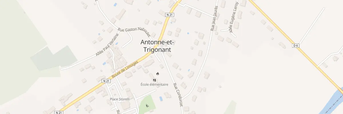Plan du 6 Rue Condorcet à Antonne-et-Trigonant