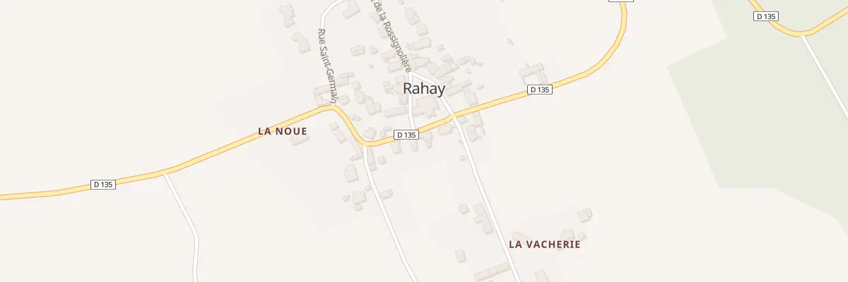 Plan du 1 Rue Saint Germain à Rahay