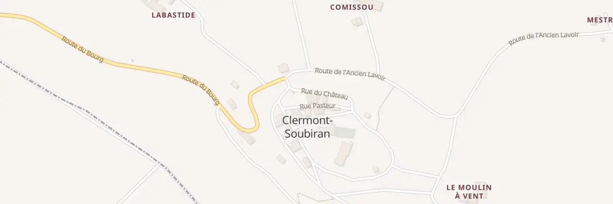 Plan du 5000 Rue Pasteur à Clermont-Soubiran