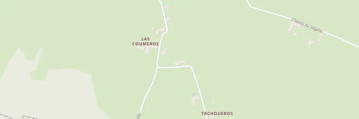 Plan du 685 Che des Marous à Ganties