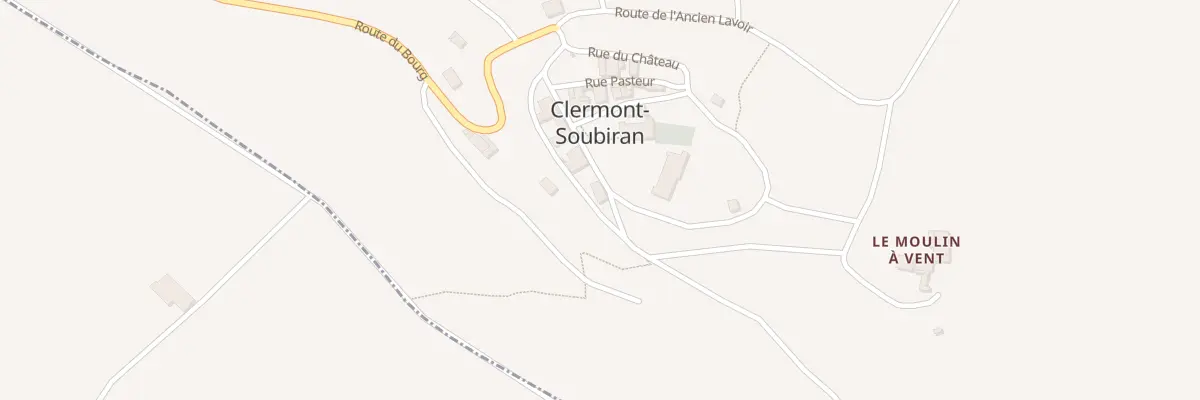Plan du 4 Le Bourg à Clermont-Soubiran