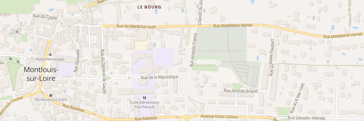 Plan du 4 Rue Anatole France à Montlouis-sur-Loire