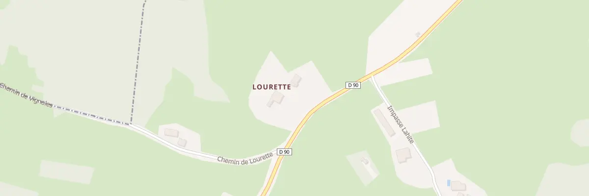 Plan du 85 Lourette à Saint-Frajou