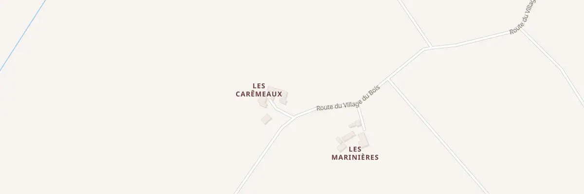 Plan du 2 Les Caremeaux à Chaumussay