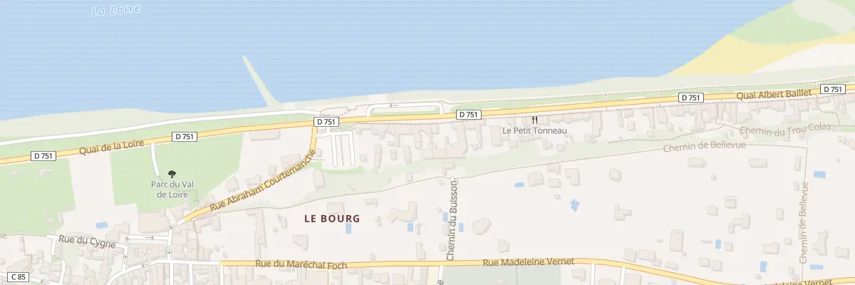 Plan du 5 Quai Albert Baillet à Montlouis-sur-Loire