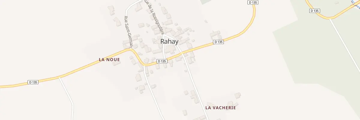 Plan du 2 Rue du Pénard à Rahay