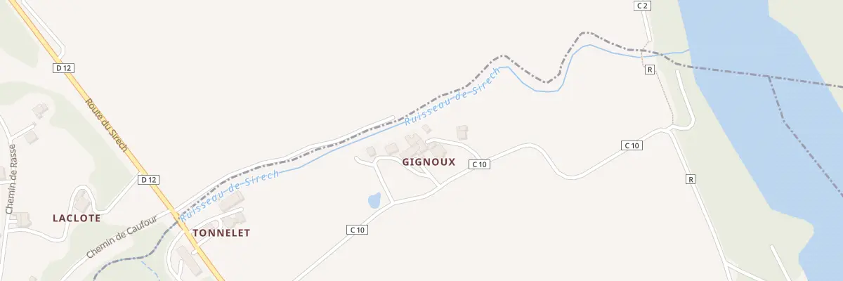 Plan du 5008 Gignoux à Saint-Loup