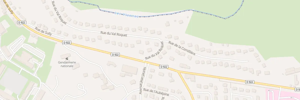 Plan du 56 Rue Val Roquet à Nogent-le-Rotrou