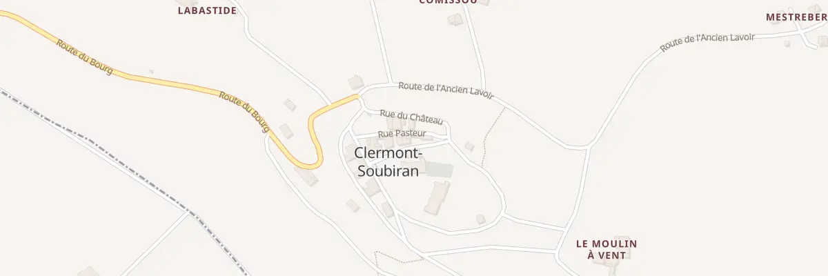 Plan du 10 Le Bourg à Clermont-Soubiran