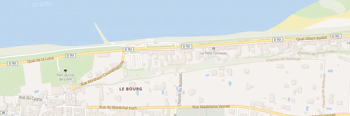Plan du 6 Quai Albert Baillet à Montlouis-sur-Loire