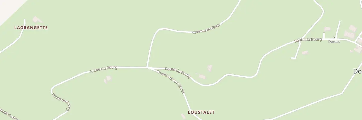 Plan du 5035 Favols à Dondas