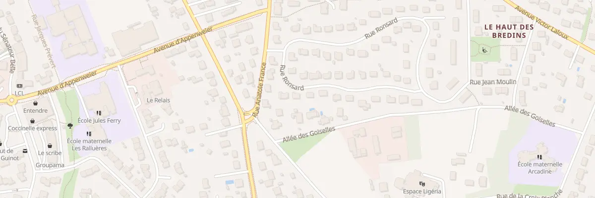 Plan du 3 Rue Ronsard à Montlouis-sur-Loire