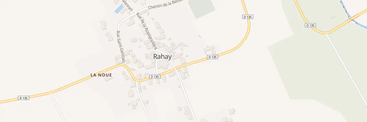Plan du 1 Rue de La Braye à Rahay