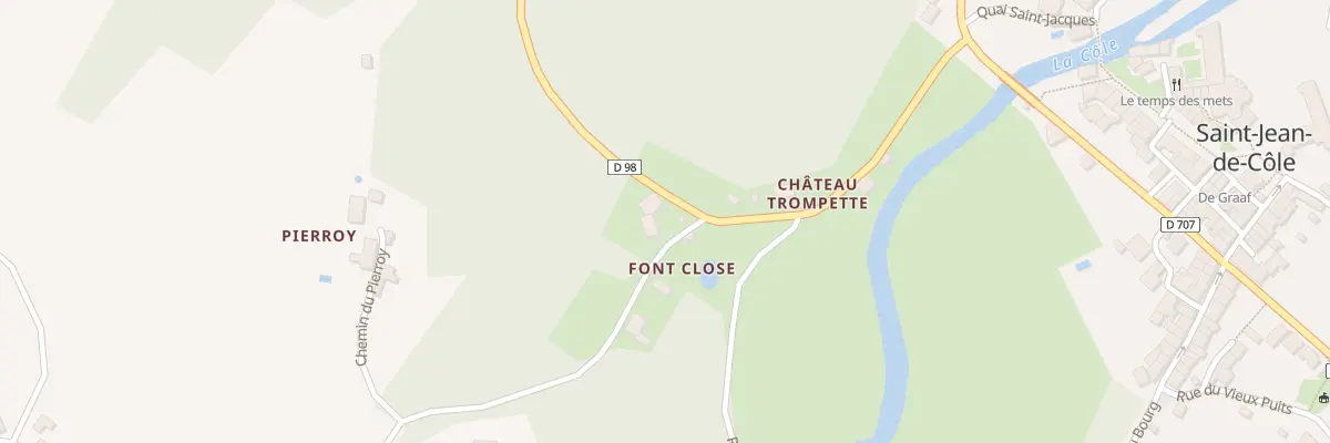 Plan du 106 Fonclose à Saint-Jean-de-Côle