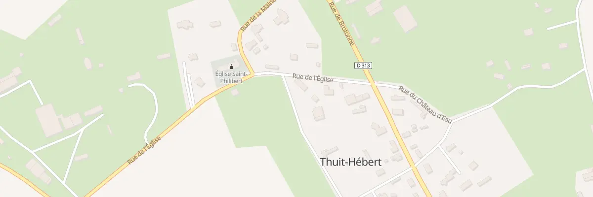 Plan du 127 Rue de l’Eglise St Philibert à Grand Bourgtheroulde