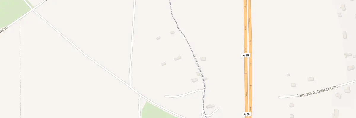 Plan de la Rue des Honguemarettes à Bourg-Achard