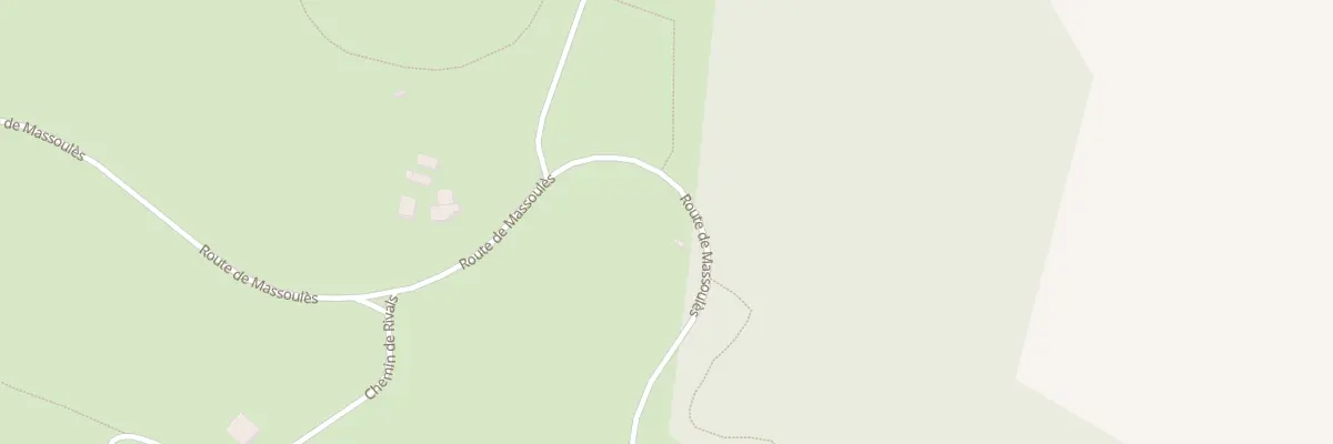 Plan du 2430 Rte de Massoulès à Auradou