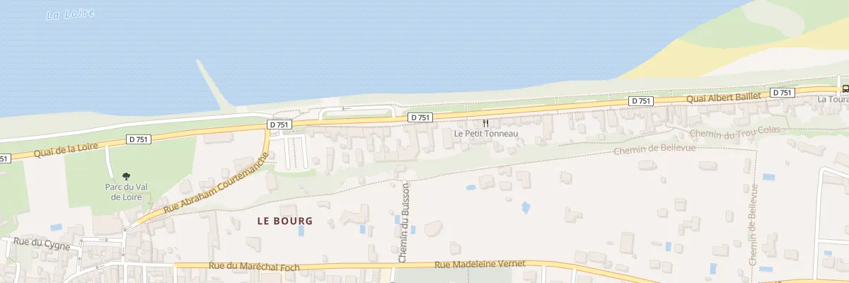 Plan du 8 Quai Albert Baillet à Montlouis-sur-Loire