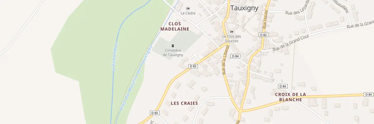Plan du 14 Rue des Alisiers à Tauxigny-Saint-Bauld