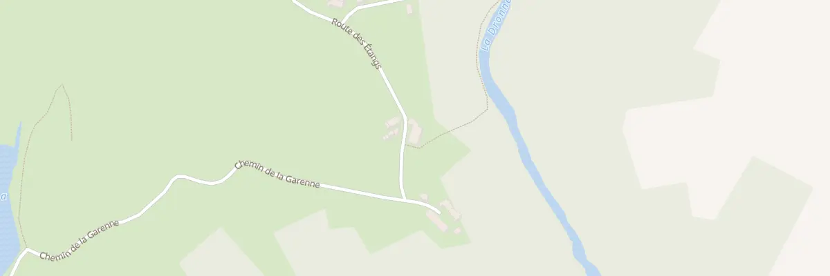 Plan du 687 Rte des Etangs à Saint-Saud-Lacoussière