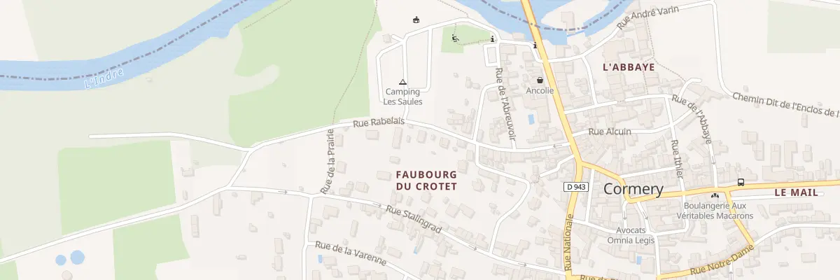 Plan du 33 Rue Rabelais à Cormery