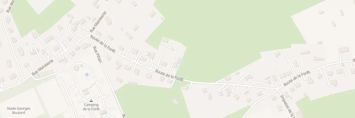 Plan du 237 Rte de la Foret à Jumièges