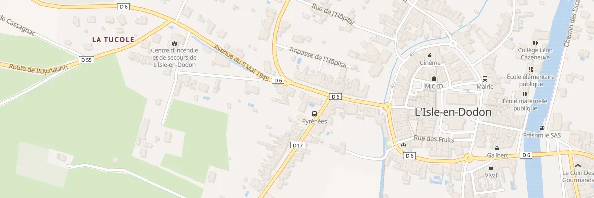 Plan du 31 Av du Commandant Taillefer à L’Isle-en-Dodon