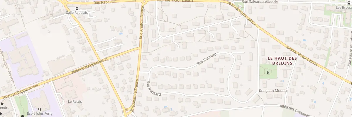 Plan du 51 Rue Ronsard à Montlouis-sur-Loire