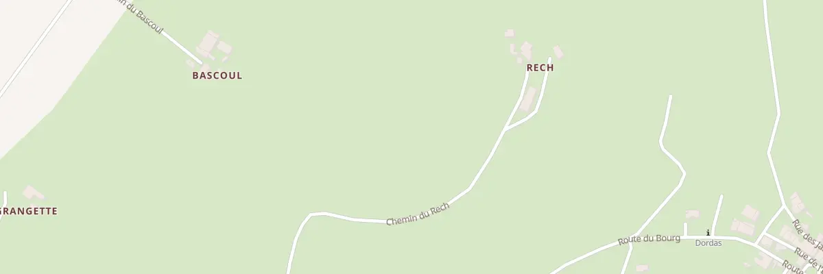Plan du 410 Che du Rech à Dondas