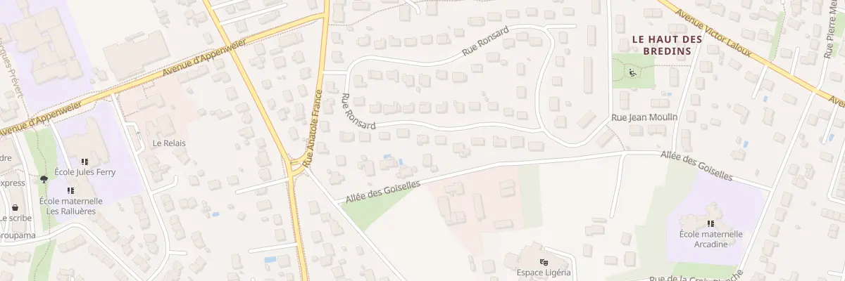 Plan du 9 Rue Ronsard à Montlouis-sur-Loire